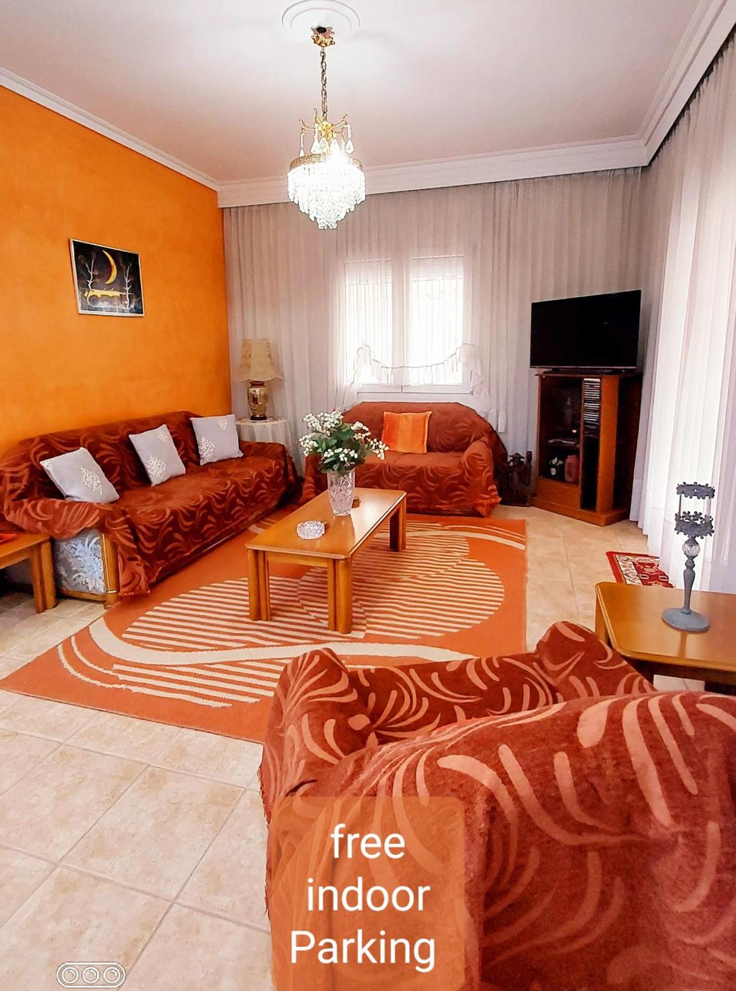 "Home Sweet Home" 3 Bedrooms Big House 110M Free Indoor Parking! سالونيك المظهر الخارجي الصورة